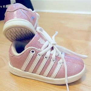 Kswiss Pink Glitter Toddler size 7